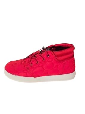 Sun + Stone Men's Red Quilted Sneakers